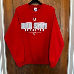 Vintage‎ Majestic The Ohio State University Crewneck Sweatshirt Large
